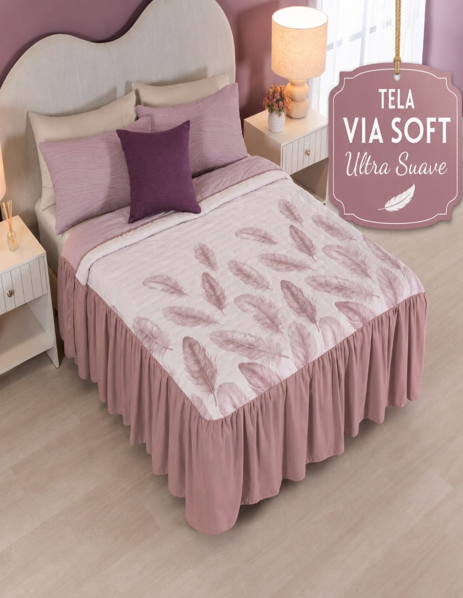 Set de colcha vianney colcha 2 vistas con fundas